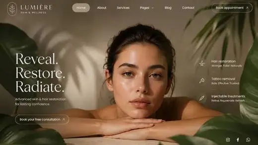Website design example by Rankwyre